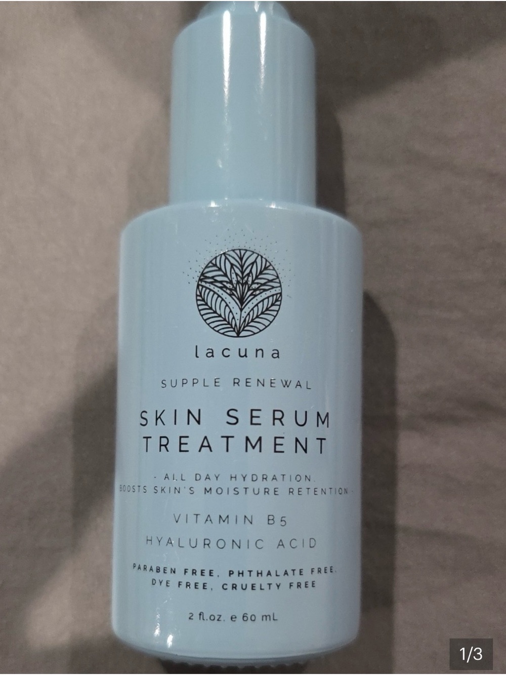 Lacuna Skin Serum Treatment — Light Hydrating Face Serum